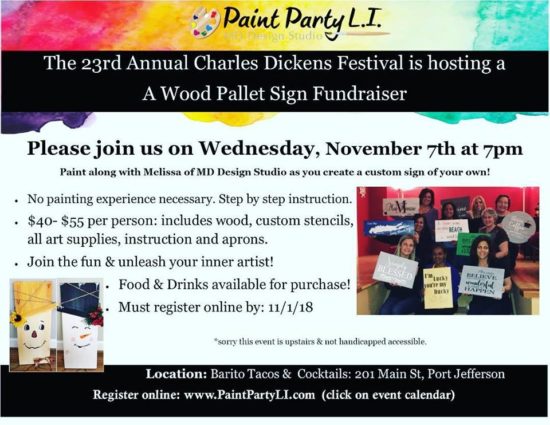 Port Jefferson Best Mexican Restaurant Paint Night at Barito